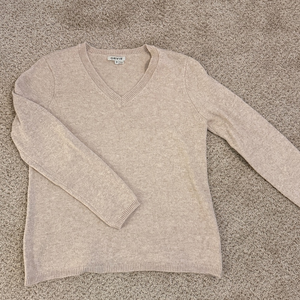 Orvis V-Neck Sweater M